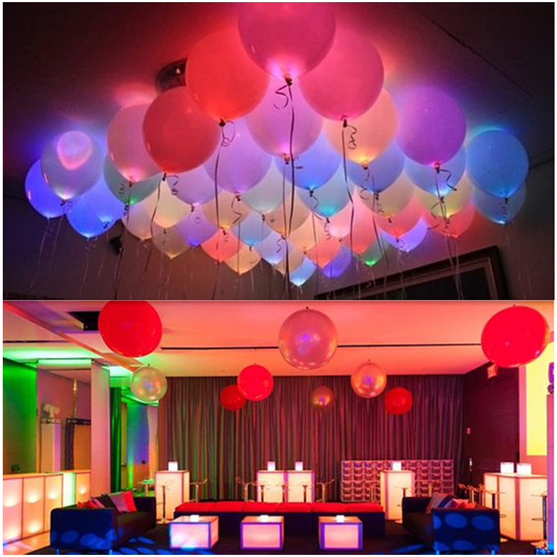 Flash Illuminated LED Balloon Light Glow Lantern