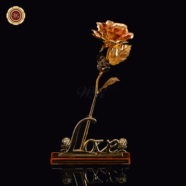 Artificial Flower 24K Gold Plated Rose