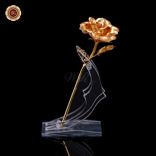 Artificial Flower 24K Gold Plated Rose