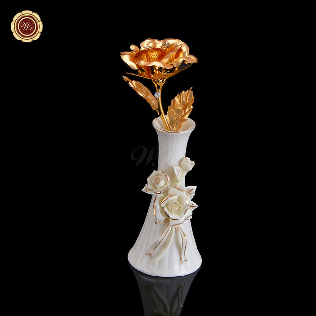 Artificial Flower 24K Gold Plated Rose