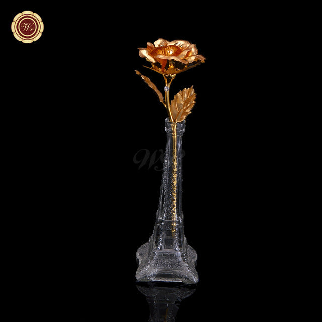 Artificial Flower 24K Gold Plated Rose