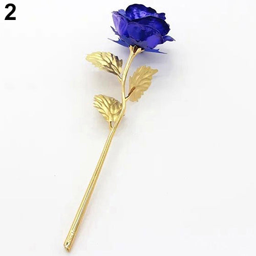 Hot!  Birthday Wedding Gift Gold Plated Rose