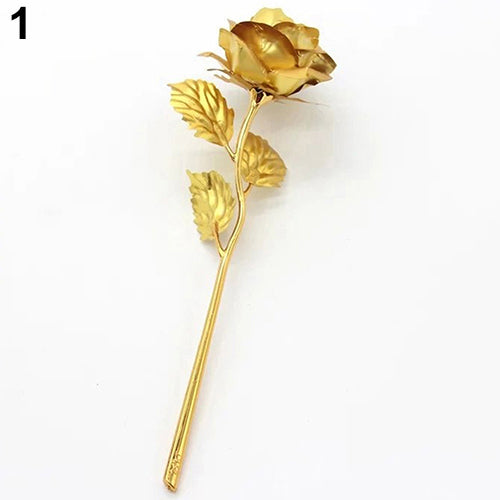 Hot!  Birthday Wedding Gift Gold Plated Rose