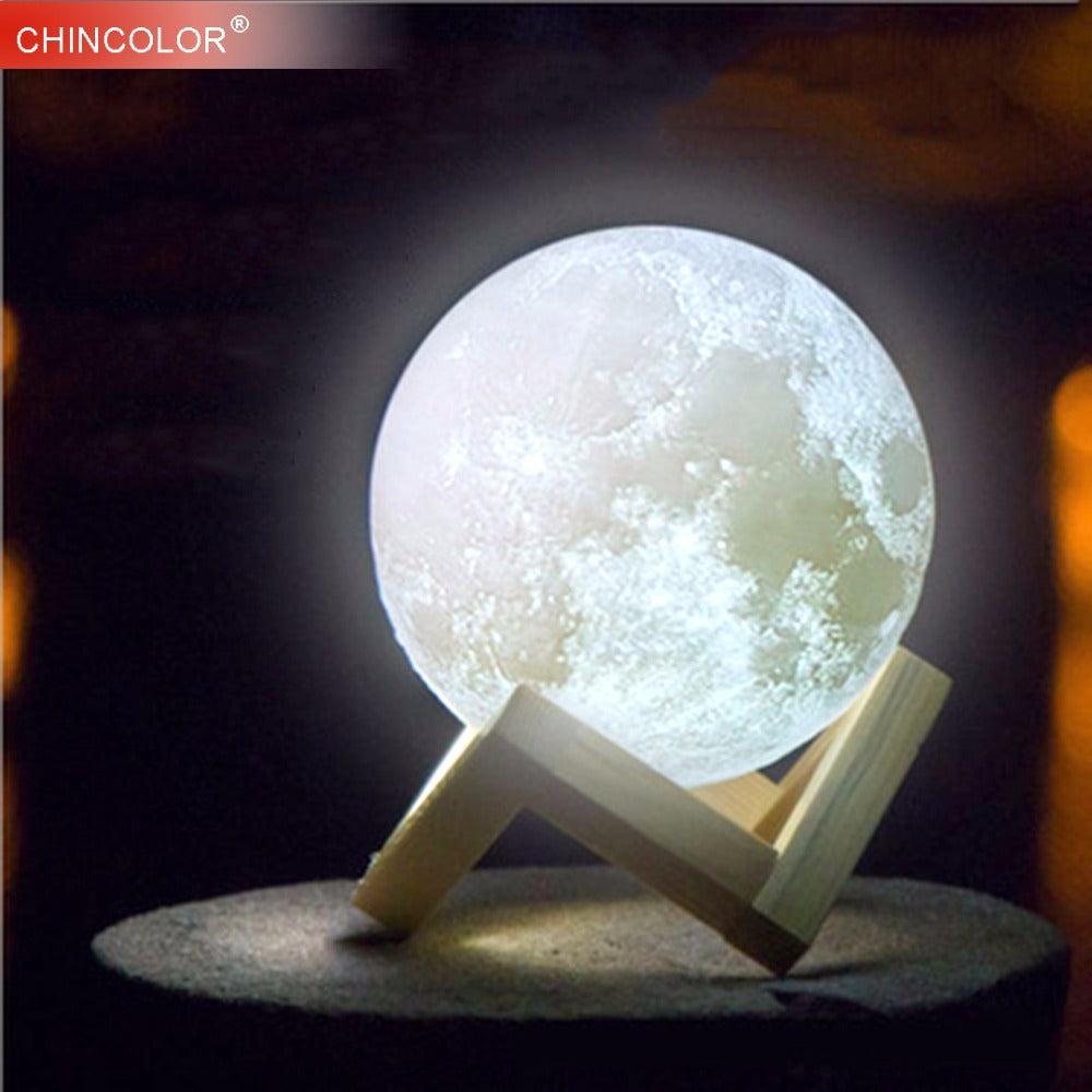 Novelty Lunar USB Powered Touch Control Moon Light