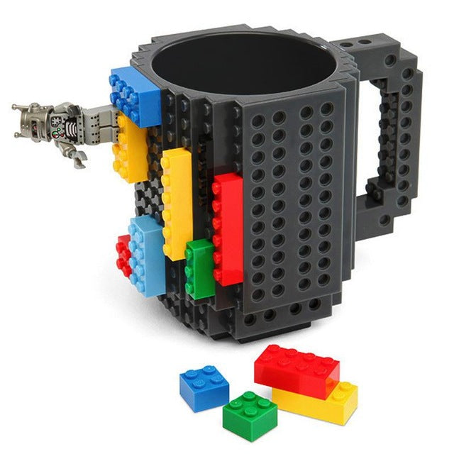 1 PC Build a Brick Mug DIY Building Cups