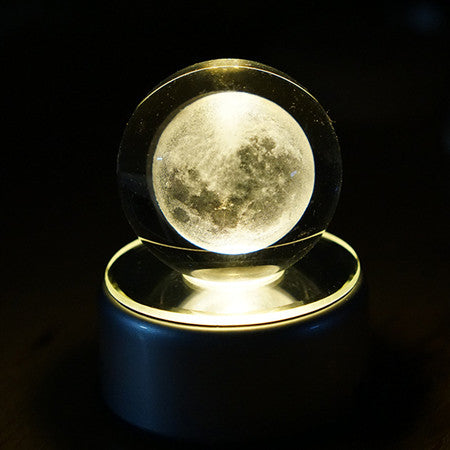 3D Rotation Crystal Ball Night Light