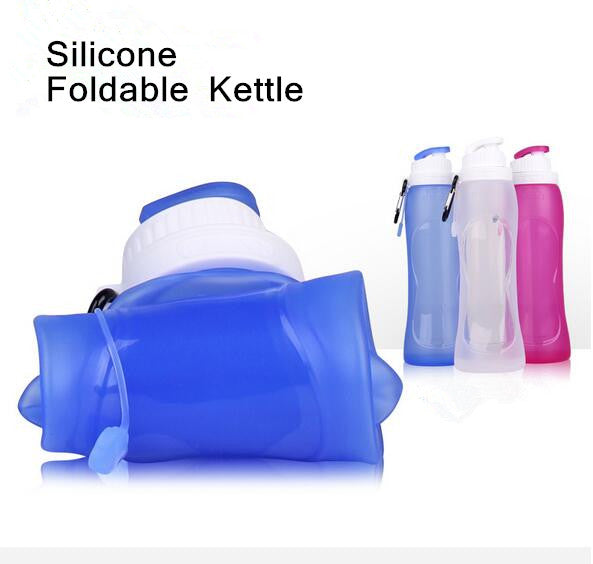 Silicone Folding Kettle Portable Water Bottle
