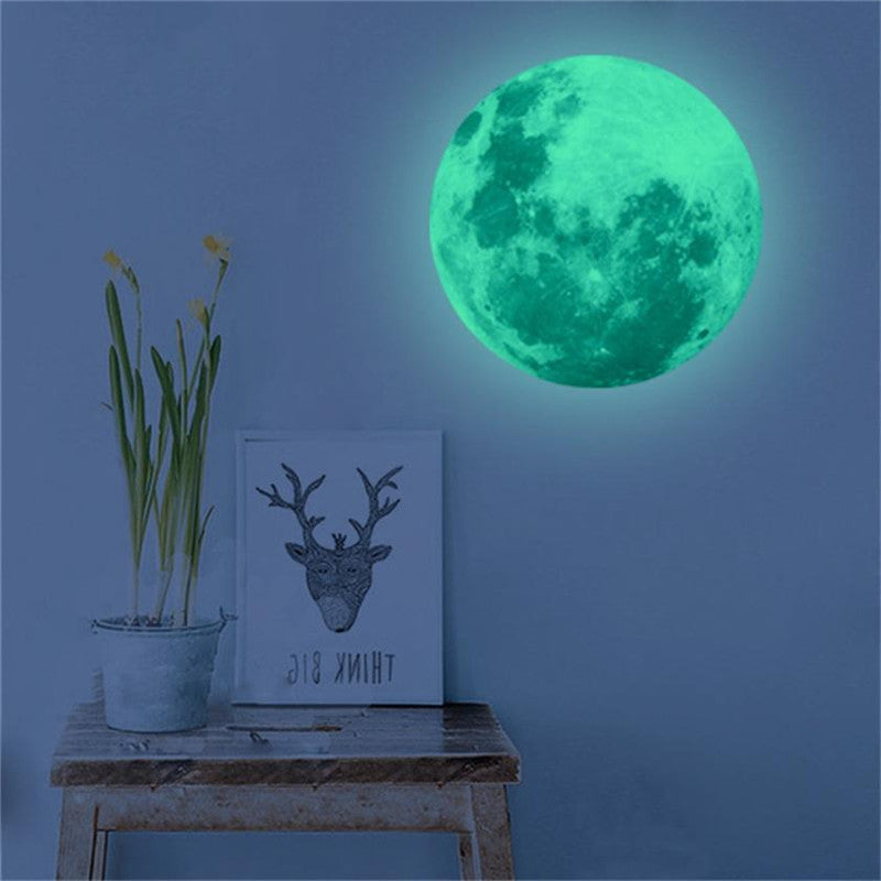 3D Planet Luminous Bedroom wall sticker