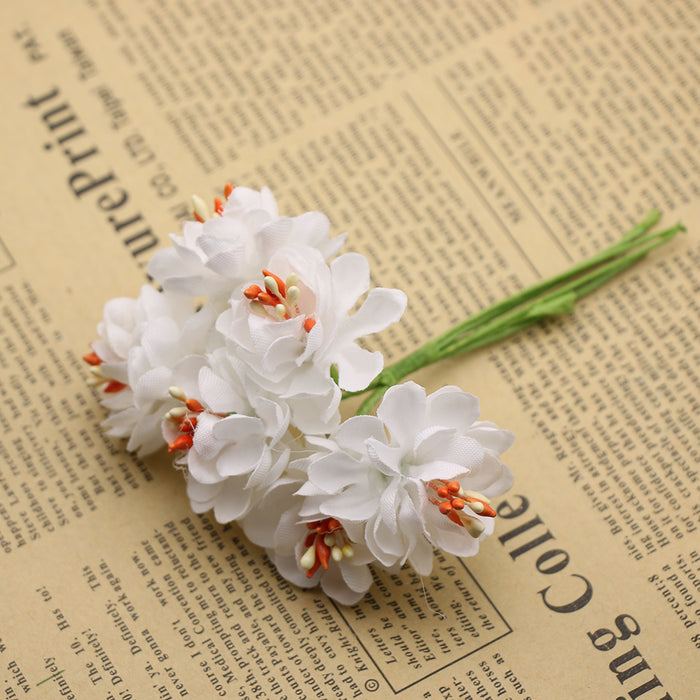 Silk Gradient Stamen Handmake Artificial Flower