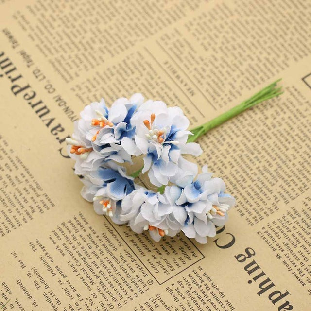 Silk Gradient Stamen Handmake Artificial Flower