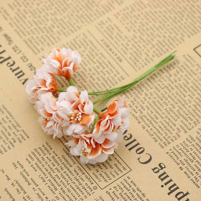 Silk Gradient Stamen Handmake Artificial Flower