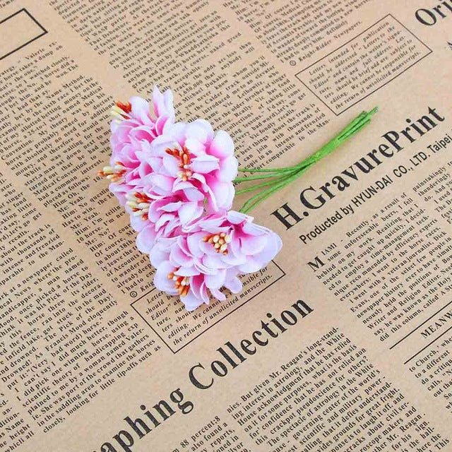 Silk Gradient Stamen Handmake Artificial Flower