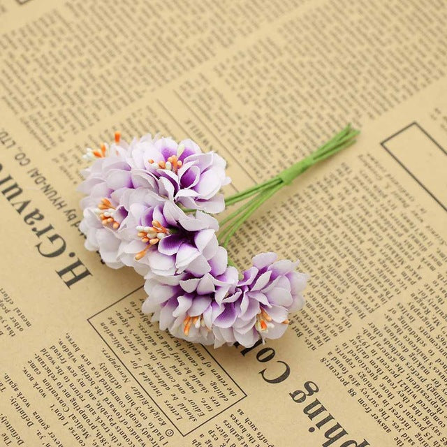 Silk Gradient Stamen Handmake Artificial Flower