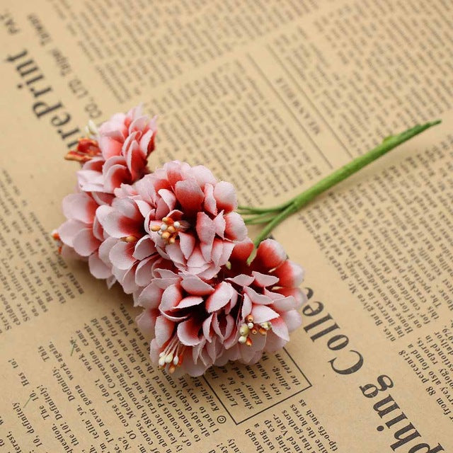 Silk Gradient Stamen Handmake Artificial Flower