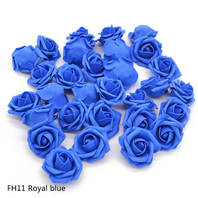 Artificial Foam Rose Flower Head Decoration