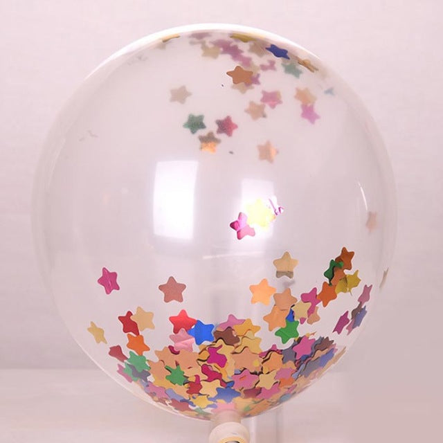 5pcs/set confetti 12inch latex balloon