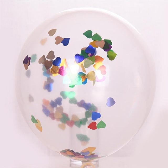 5pcs/set confetti 12inch latex balloon
